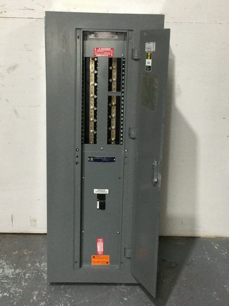 Square D NQOD442L225 225 Amp 3 Phase 4 Wire Series E2 MH50F Panelboard 50"x 20" w/Q2L3225 Circuit Breaker