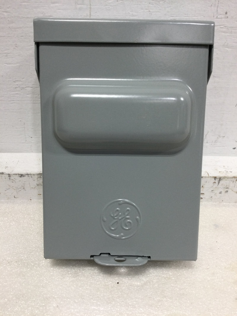 GE General Electric TFN60RCP Non-Fuse Metallic AC Disconnect 60 Amp 240-Volt Switch Box Power Enclosure