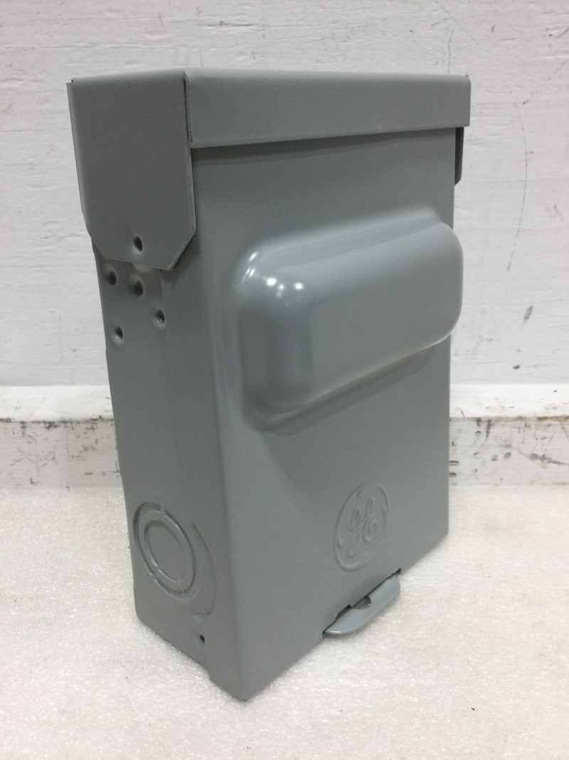 GE General Electric TFN60RCP Non-Fuse Metallic AC Disconnect 60 Amp 240-Volt Switch Box Power Enclosure