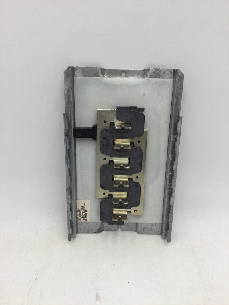 Eaton BR1020B100PK 6/12 Space Panel 125 Amp Guts Only 6" x 9.5"