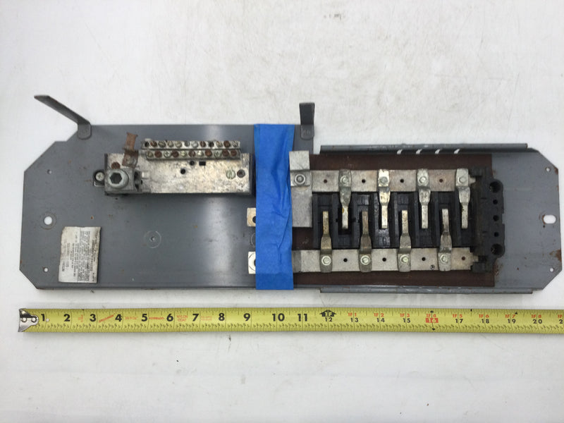 Square D QON16-24MW125 8 Space 16 Circuit Guts Only 6" x21"