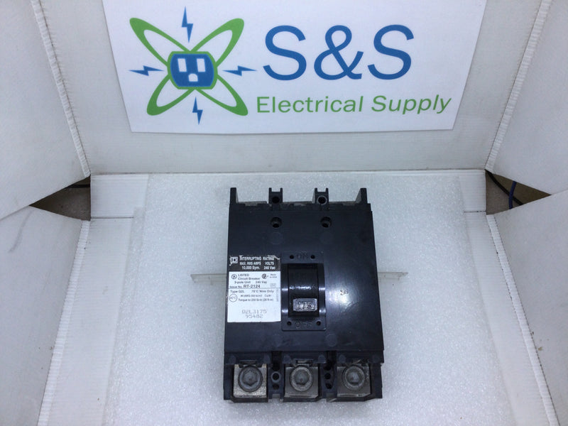 Square D Q2L3175 Circuit Breaker 175 Amp 240V 3-Pole Unit Type Q2L