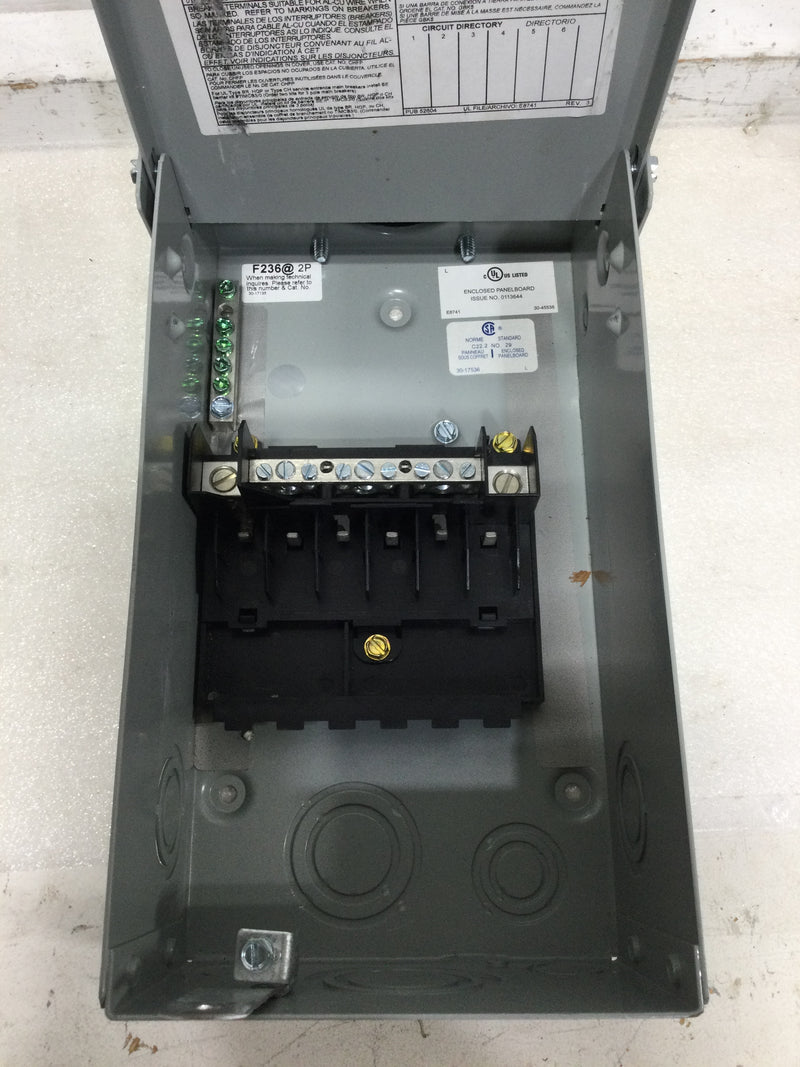 Eaton CH6L125R Main Lug Load Center - 125A - 6 circuits - NEMA 3R