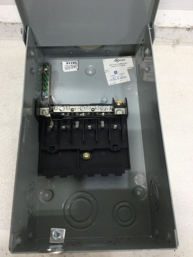 Eaton CH6L125R Main Lug Load Center - 125A - 6 circuits - Panel Guts Only