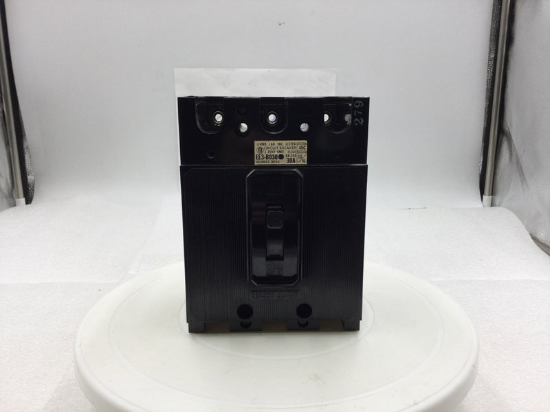 ITE/Siemens EE3-B030 30 Amp 3 Pole 240VAC Molded Case Circuit Breaker