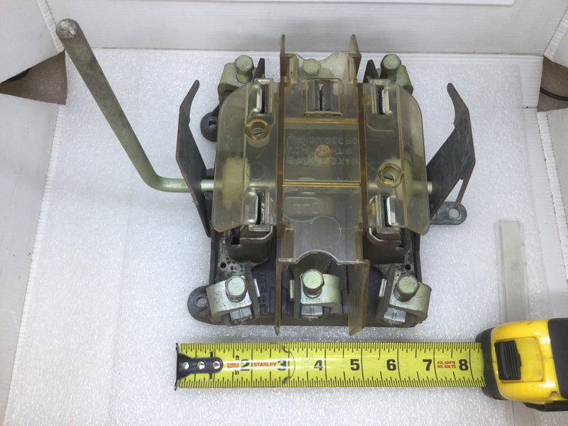 Duncan 320 Continuous 400 Amp Meter Socket Base 35675   5-Jaw 1-Phase with Bypass