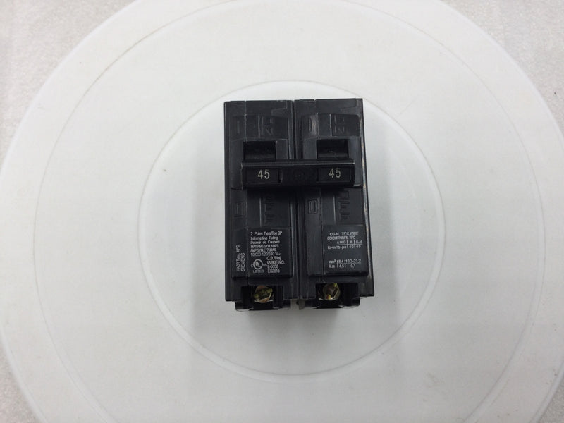 Siemens/ITE Q245 45 Amp 2 Pole 120/240V Type QP Circuit Breaker