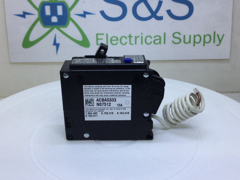 Siemens QA115AFC 15 Amp 1 Pole 120V CAFCI Arc Fault Circuit Breaker