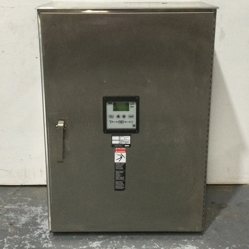 Asco J03ATSA30400NGXF 400 Amp 480V 3ph Transfer Switch Nema 4x Stainless steel