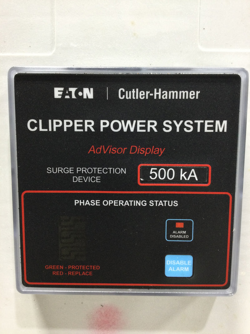 Eaton Clipper Power System CPS500208YAK 500 kA Transient Voltage Surge Protection Device