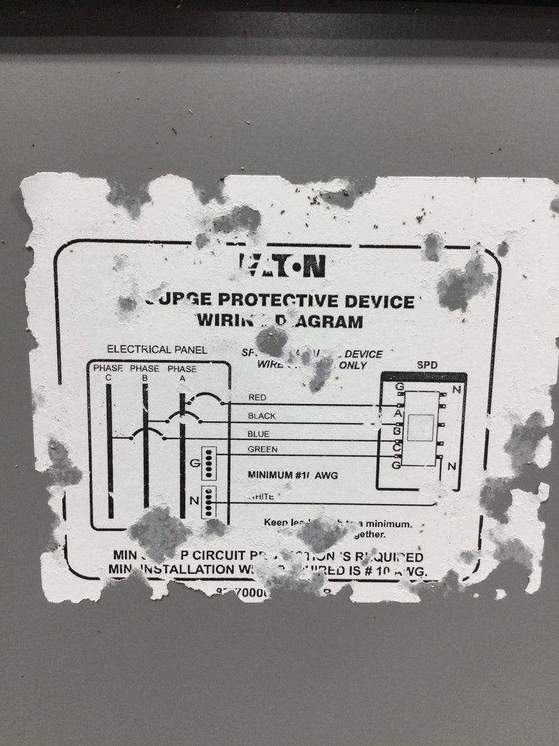 Eaton Clipper Power System CPS500208YAK 500 kA Transient Voltage Surge Protection Device