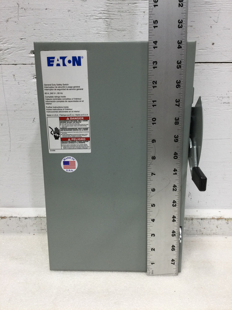 Eaton DG222UGB 60 Amp non-fusible safety switch