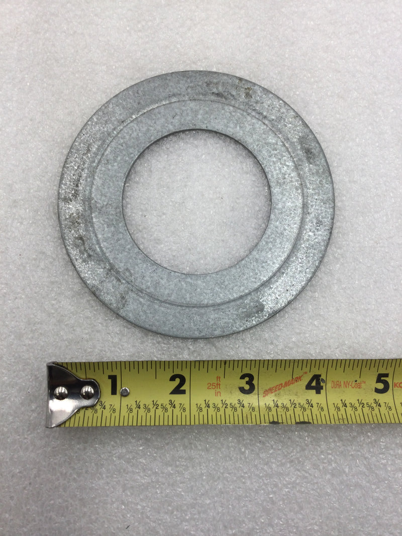 (Lot of 2) 4" to 2" Galvanized Steel Conduit Reducing Washer (Washers)