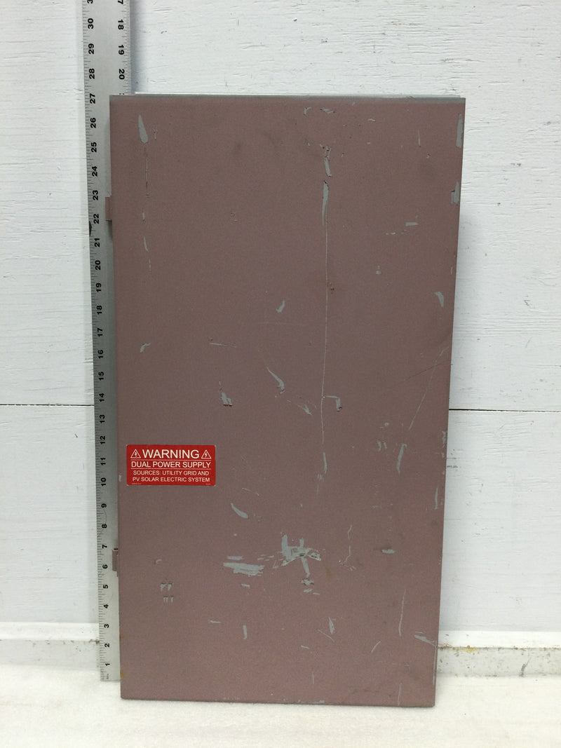 Siemens PNW1224L1225C Load Center Hinged Cover/Door Only 225 Amp 120/240V Nema 3R  27 1/8" x 14 5/8"