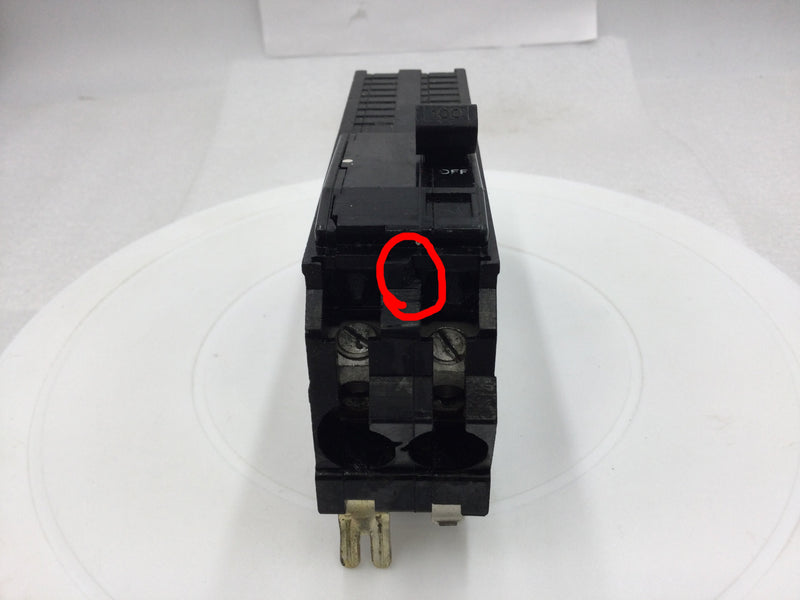 Square D Q12100 100 Amp 2 Pole 10kaic Long Frame Q1 Style Circuit Breaker