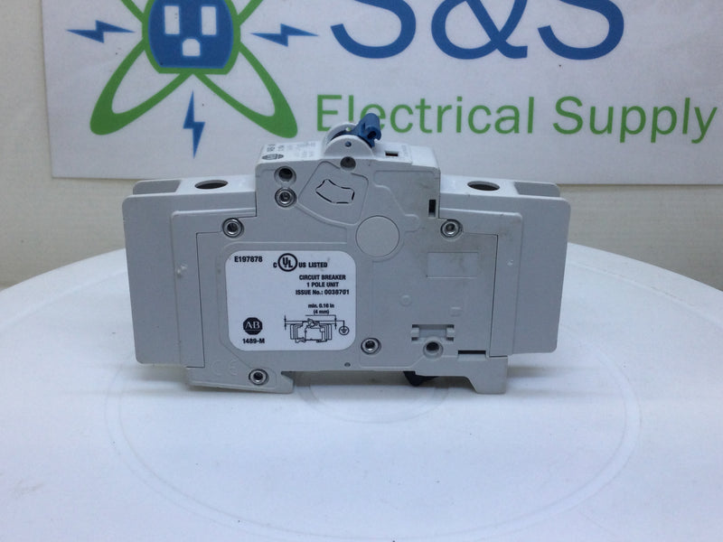 Allen Bradley 1489-M1C150 15 Amp 1 Pole Circuit Breaker