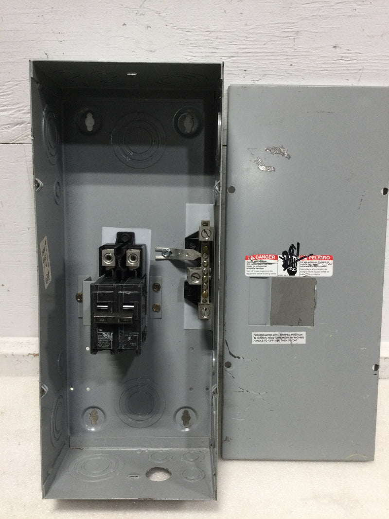 Siemens Indoor Load Center E0204ML1125SCU 125Amps Max 120/240V with 30 amp breaker