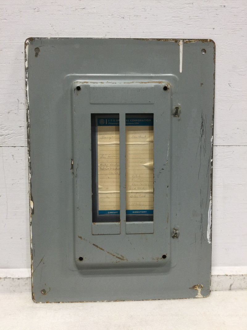 ITE Imperial EQC16 125 Amp 120/240V 1 Phase 3 Wire EQ Load Center Panel Cover/ Door Only 22 1/4" x 15 5/8"