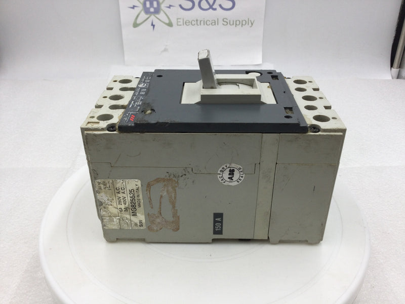 ABB S3N 150 Amp 3 Pole 600v Circuit Breaker