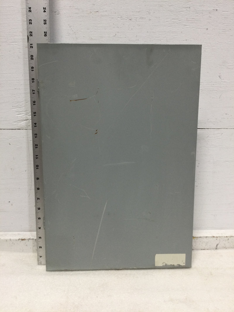 Eaton MB816B200BTS Nema 3R Hinged Bottom Cover Only 120/240 Vac 200 Amp 21" x 14 1/4"