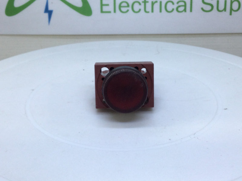 Siemens 3SB14 00-2A Indicator Light w/ Red Light