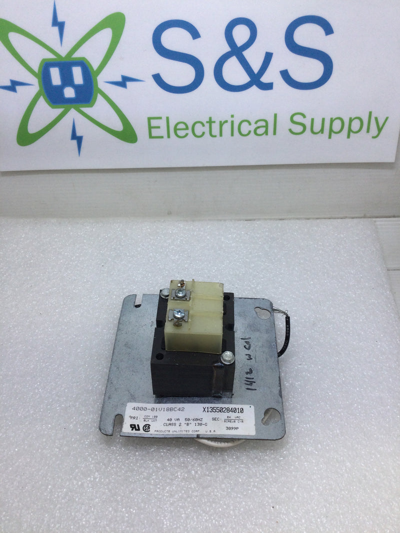 Basler Electric X13550284010 Transformer Class 2, 40 VA, 120VAC Primary, 24VAC Secondary