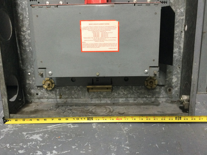 Square D I-line HCN2345-4 400 Amp Series 3 250V AC or DC 600V AC  HCN Circuit Breaker Panelboard 45.5" x 25"