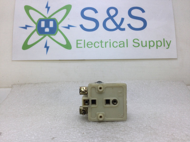 Square D Class 9001 KM-7 Green Pilot Light Module 220/240 VAC 50/60 Hz Series G Lamp GE755