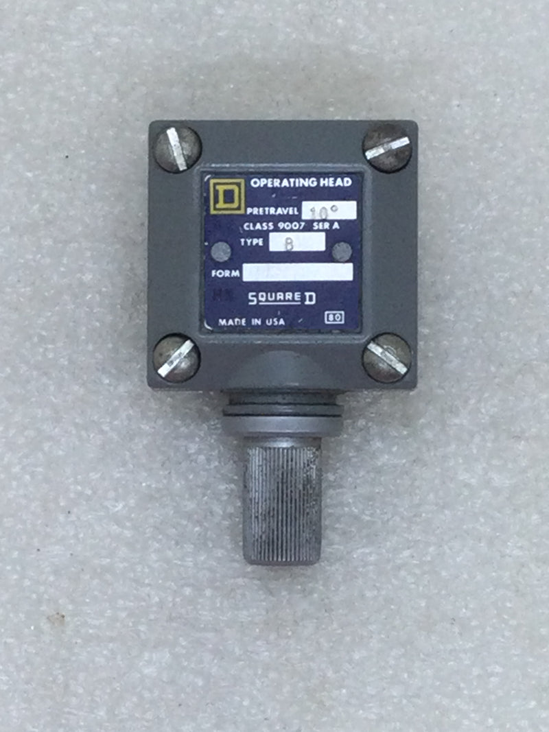 Square D 9007B Limit Switch Operating Head Series A Type B