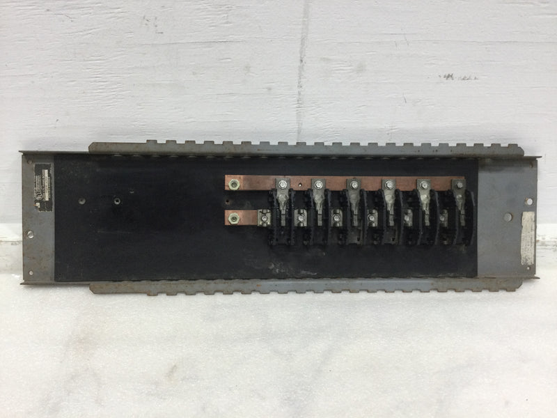 Eaton/Cutler Hammer 200 Amp 12 Space/24 Circuit Load Center Copper Buss Guts Only 6" X 21.5"