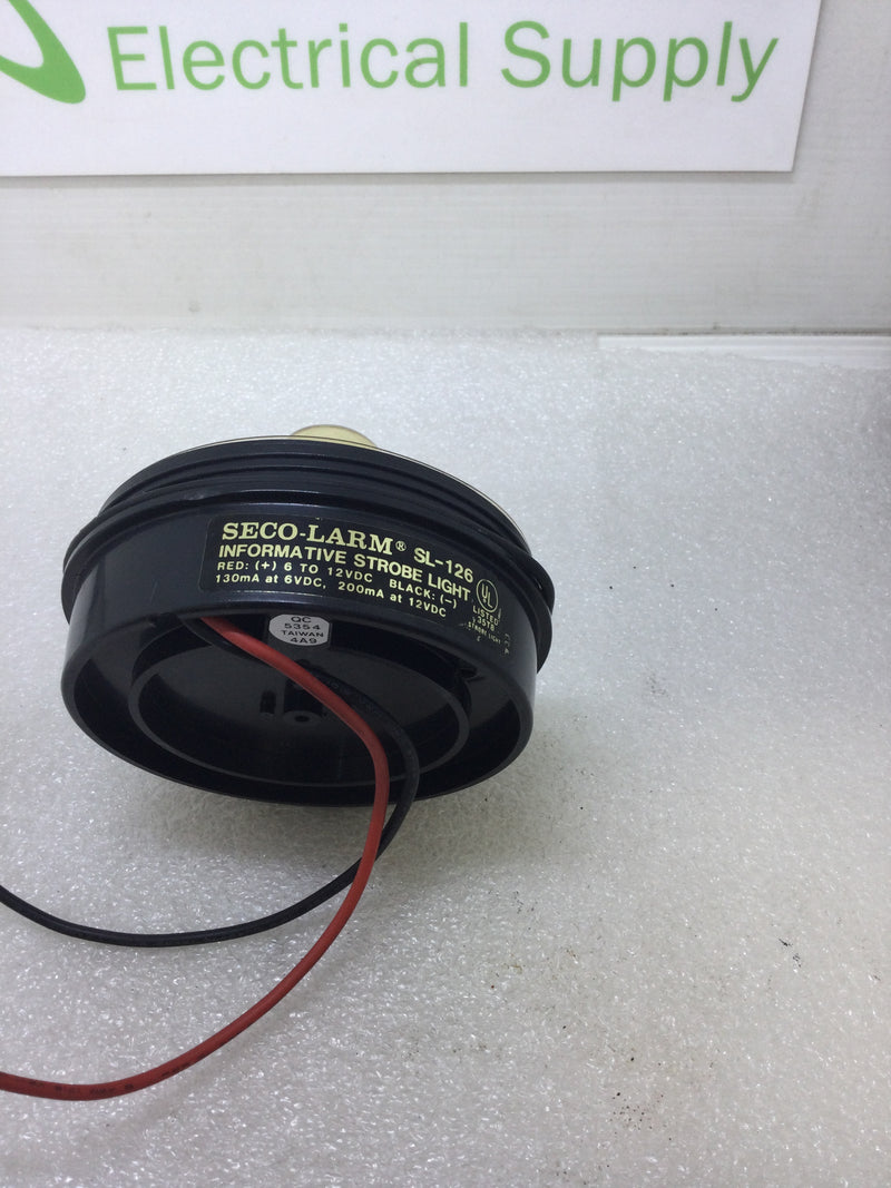 Seco-Larm SL-126 Strobe Light w/Clear Lense