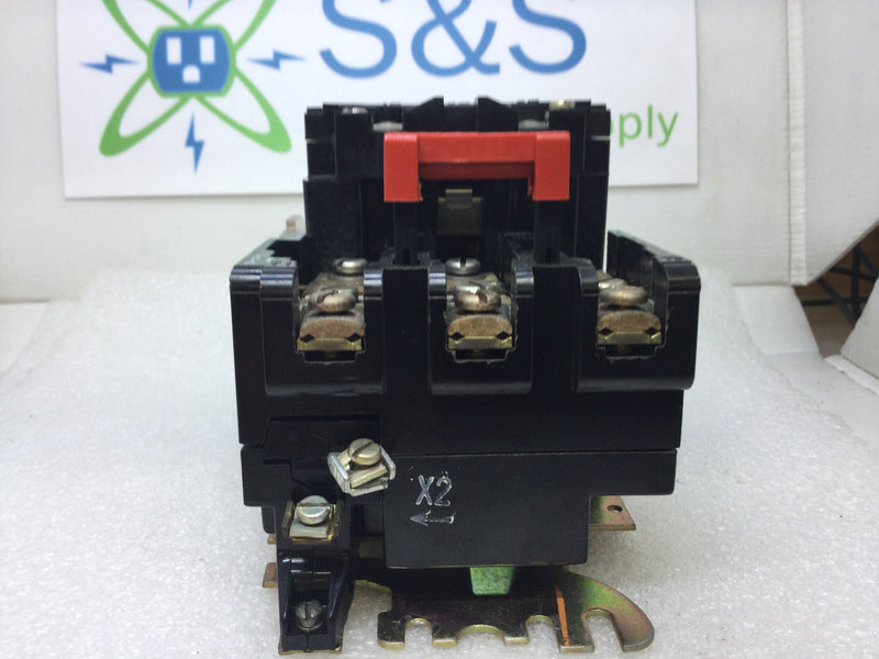 Square D 8536SCO3S Size 1 Series A 3 Pole 600 Vac Contactor