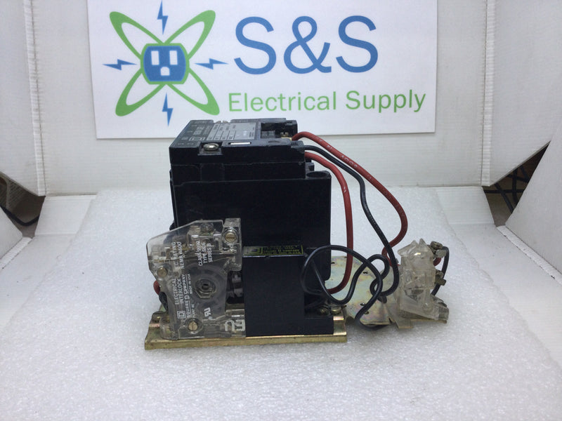 Square D 8536SCO3S Nema Size 1 Contactor Series A