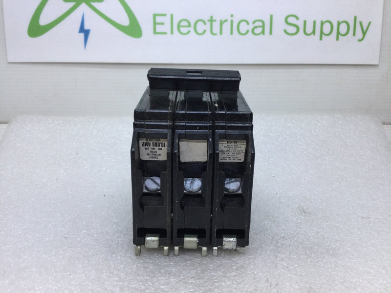 Eaton Cutler Hammer CHB315 3 Pole 15 Amp Bolt on Circuit Breaker