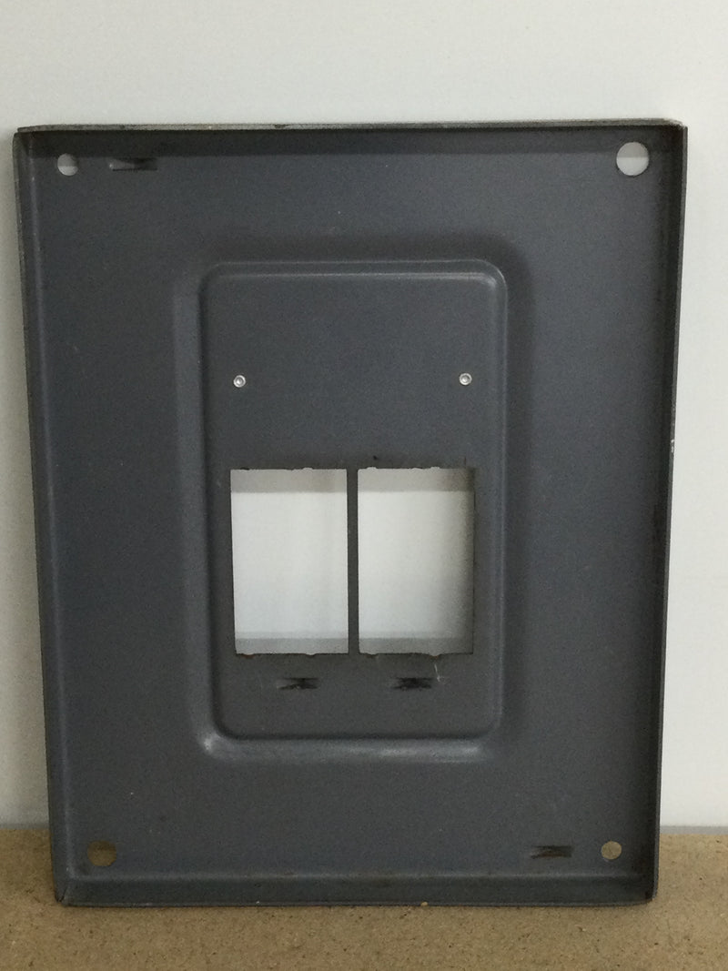 Square D QO-4 70 Amp 120/240V 4 Space Load Center Cover 9 3/8" x 7 3/8"