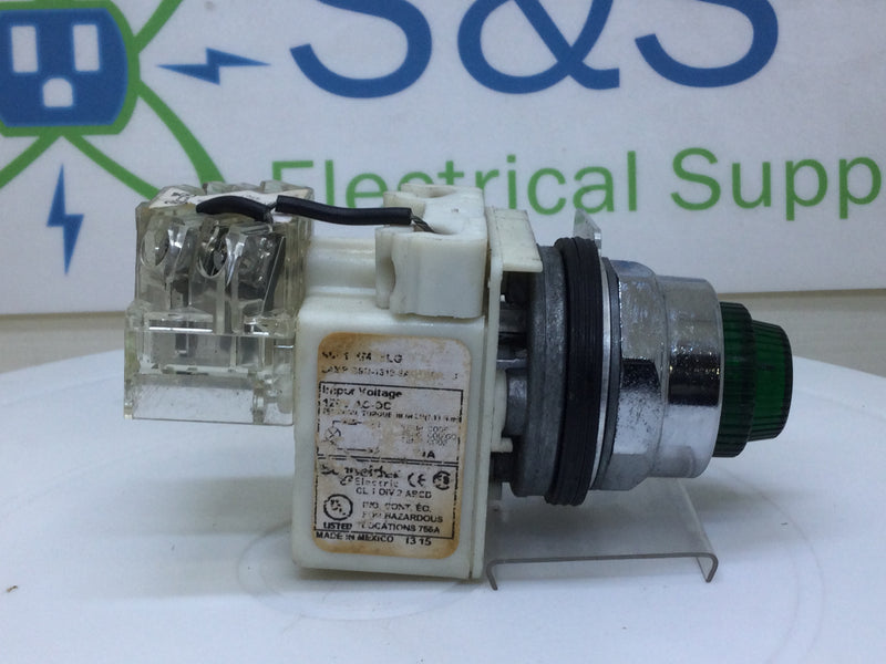 Schneider Electric 9001 KT438LG Pilot Light Push Button