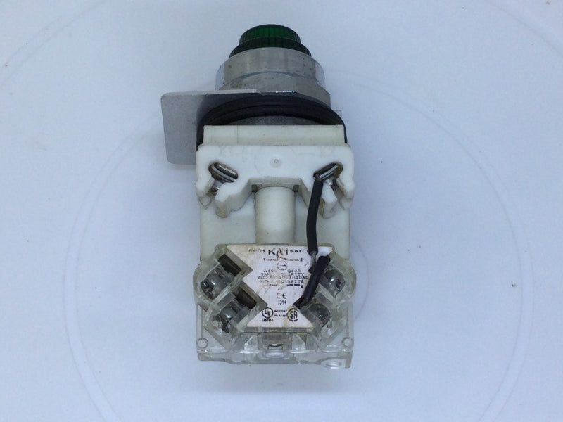 Schneider Electric 9001 KT438LG Pilot Light Push Button