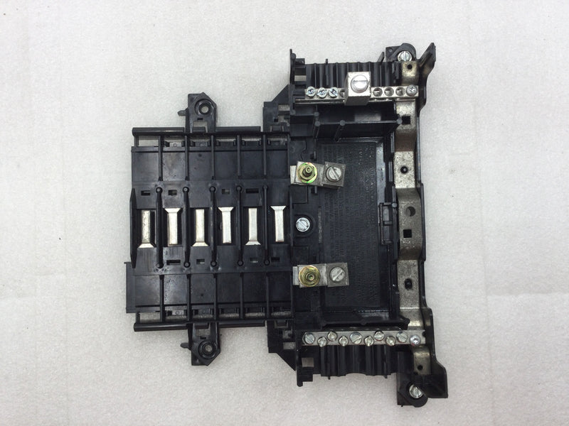 Square D QO112L125GRB 125 Amp 6 Space/12 Circuit 120/240 VAC Load Center Guts Only 10" X 8.5"