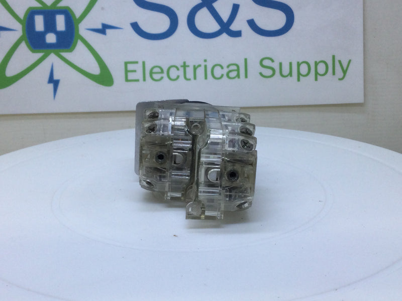 Schneider Electric 9001 KA-1 SERIES K Contact Block Assembly w/ Selector Switch