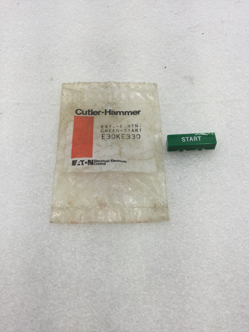 Cutler-Hammer E30KE330 Green Start Button Replacement Cover