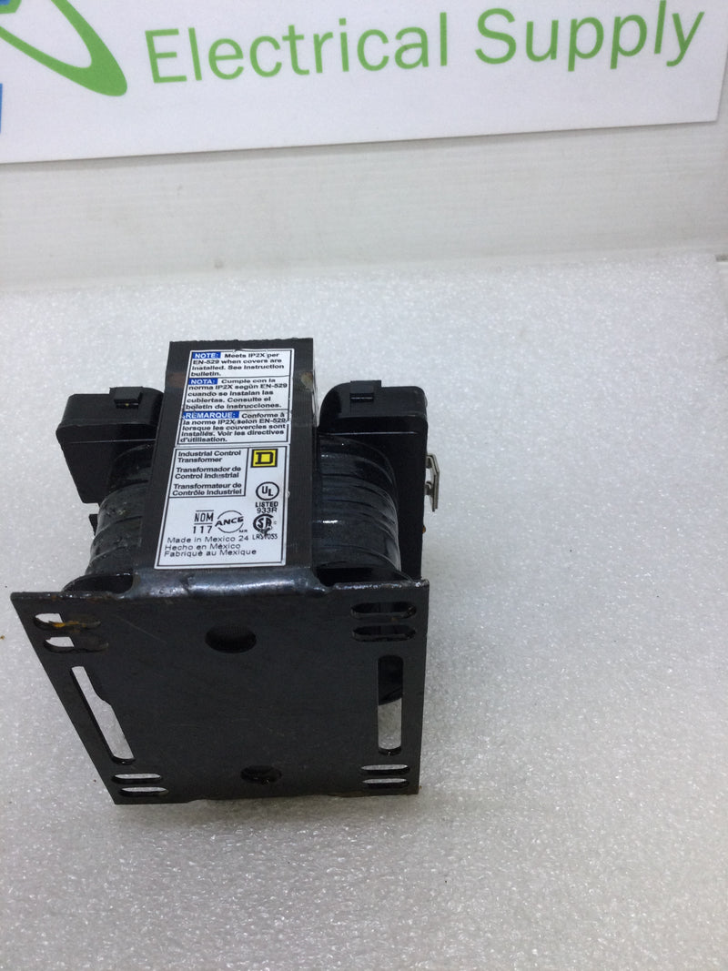 Square D 9070TF100D1 Single Phase 240/480V Input 120V Output 50/60Hz 30A 600V Max Control Transformer