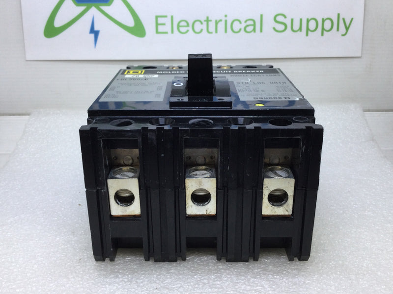 Square D FHL36070 60 Amp 3 Pole 600V I Line Circuit Breaker