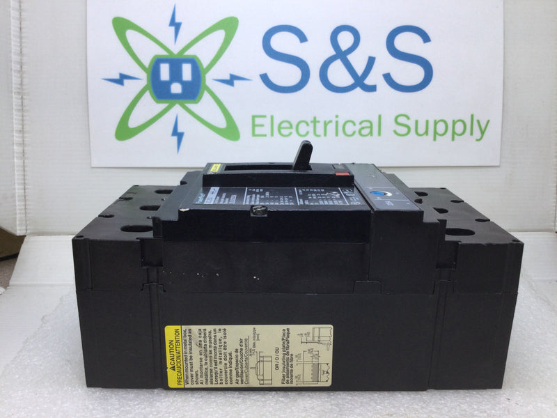 Square D JDL36225SA 3 Pole 225 Amp 600V Molded Case Circuit Breaker