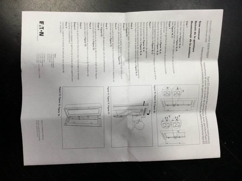 Eaton EZT2072S Eaton Pow-R-Xpress EZ trim surface, unvented for 20"W X 72"H box WEM2 Keyed