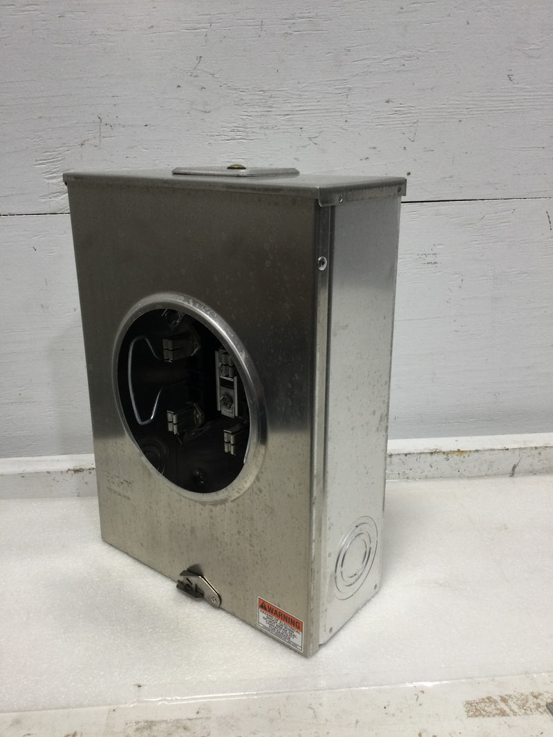 Eaton UATRS213C-FLCH Single Phase 200A Continuous 600VAC OH/UG Nema3R Meter Socket Enclosure