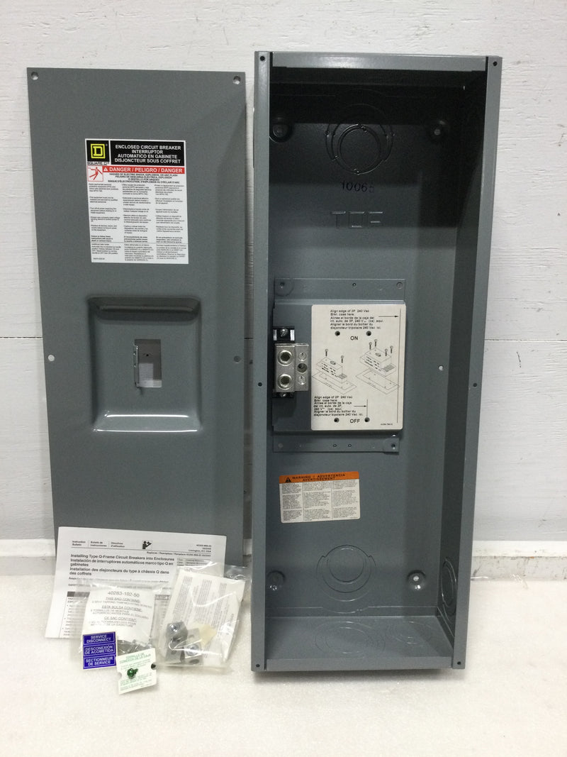 Square D Q23225NS 225 Amp 120/240VAC Type Nema1 Circuit Breaker Enclosure