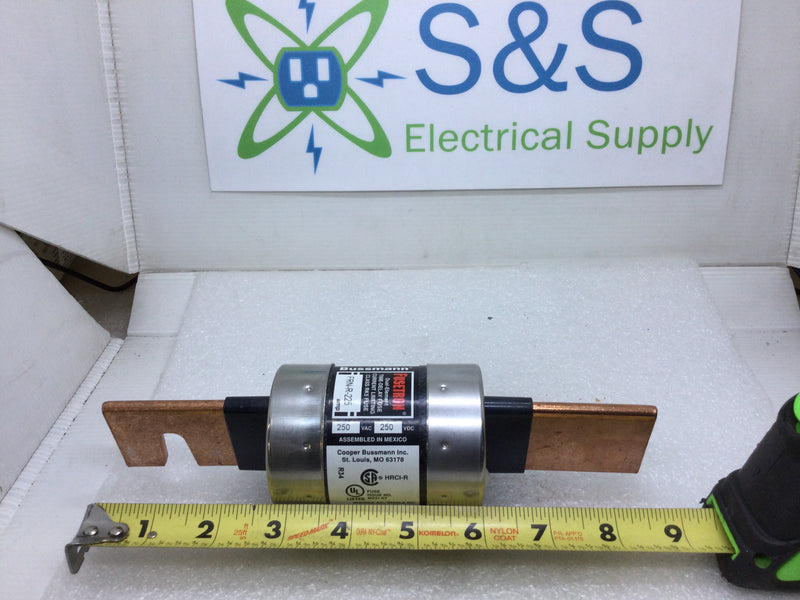 Bussman/Fusetron FRN-R 225 225 Amp 250V Time Delay Fuse Dual Element Current Limiting Class RK5