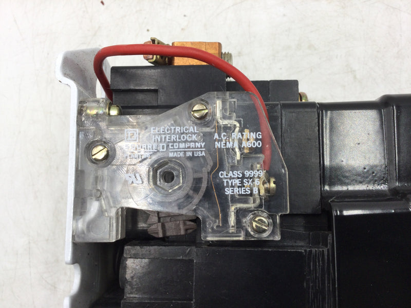 Square D 8536SE01SA Motor Starter 600VAC Max. NEMA Size 3