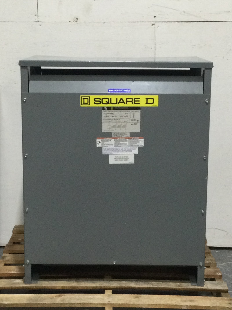 Square D 3 Phase General Purpose Transformer EE45T3HISNLP 45KVA 480HV