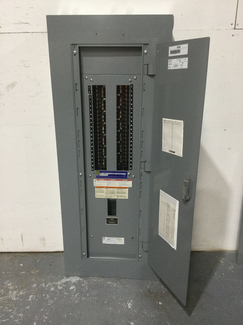 Square D NC50S with Square D NQ442L2C 225 Amp 240v 3 Phase 4 Wire Type 1 42 Space Panelboard Enclosure w/o Main Breaker 50" x 20"